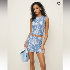 Reformation Grace Linen Two Piece Size 8